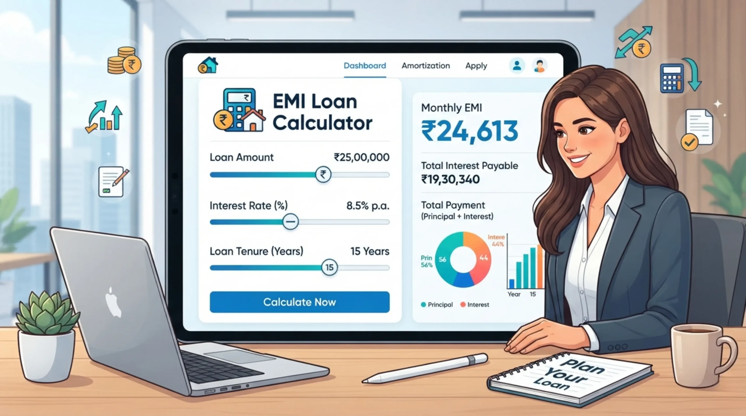 Loan Emi Calculator 1 Loan Emi Calculator